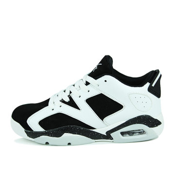 新百伦支撑 2016冬季新款情侣韩版黑白色运动鞋男aj6乔6篮球鞋高帮