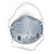 3M 口罩 8246 R95 防酸性气体异味 及颗粒物防护口罩 头带式(单个)