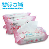 婴儿本铺 日本进口 婴儿手口专用湿巾 99.9%超纯水 80抽3包