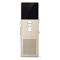 REMAX 数字录音笔 支持外放  内置8G内存 一键录音 录音笔高清远距MP3播放器降噪(金色)