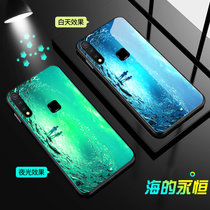 绿赐适用vivoY5S手机壳玻璃夜光全包Y9S个性创意简约软防摔套网红男女潮\x0a 夜光-寻一个人 VIVOY5S(VIVOY5S 夜光-海的永恒)