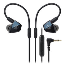 Audio Technica/铁三角 ATH-LS400iS 四单元手机带线控入耳式耳机(蓝)