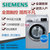西门子（SIEMENS） XQG80-WM12N2R80W变频8KG银色滚筒洗衣机1200转(白色 8公斤)