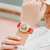 GEMAX格玛仕女士手表时尚气质款全镂空防水全自动机械表手表女休闲时尚女神腕表(白色 皮带)