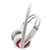 硕美科 声籁(Salar) A584 头戴式时尚电脑游戏耳机 带麦克风 线控(白红)