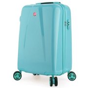花花王子德国设计流线型海关锁万向轮行李箱 旅行箱 拉杆箱（20096）(蓝色 20寸)