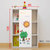 可比熊儿童书架收纳柜书柜绘本架实木家用落地宝宝幼儿园玩具架(80白板柜)