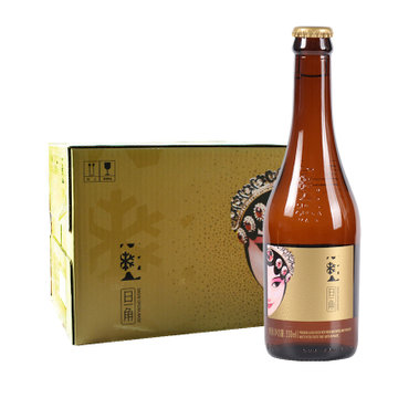 雪花脸谱啤酒旦角女脸418ml12瓶装整箱沈阳特产黄啤旦角女脸418ml12瓶