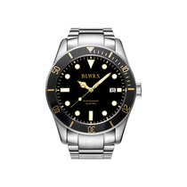 宝柏士（BLWRX）300米防水BL112223精工机械机芯男款手表(黑圈金字)