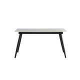 富莱克岩板轻奢餐桌现代简约家用小户型长方形经济型北欧餐桌椅组合[88餐桌](白色 默认)