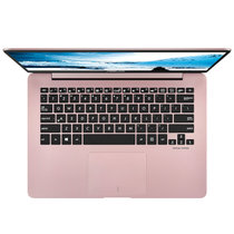 华硕（ASUS）灵耀U4100UN8550 14英寸超窄边框轻薄本笔记本 八代处理器 MX150-2G独显 FHD高清(玫瑰金 i7-8550/8G/512G)
