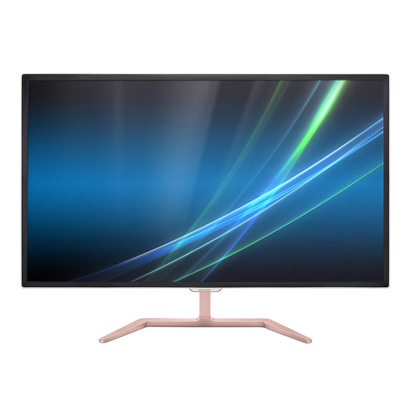 philips飞利浦 323e7qjsk8 2k高清ips面板32英寸大屏液晶显示器(金白)