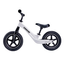 COOGHI酷骑儿童平衡车无脚踏男女孩宝宝滑行车2-3-6岁小童滑步车S3(珠光白)