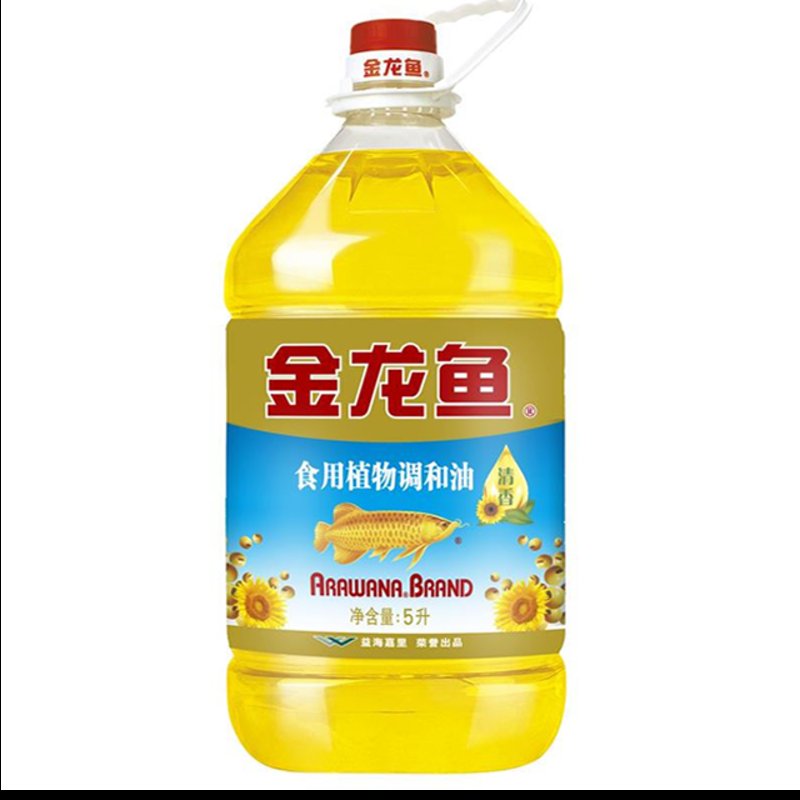 金龙鱼葵花籽清香型食用植物调和油5l