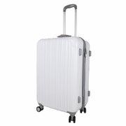 蒂柏拉 韩版旅行箱  登机箱 高级飞机轮 时尚PC行李箱 8061巨大容量伴你行(白色 26寸)