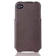 亿色 (ESR) 手机保护套保护壳外壳外套皮套苹果iPhone4/4S意大利牛皮苹果经典款真皮（棕色）（赠贴膜）