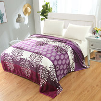 芙雪 法莱绒毯子午睡毯加厚毛毯尺寸可选可当床单(烟花 200*230cm)