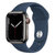 Apple Watch Series 7 智能手表 GPS款+蜂窝款 41毫米石墨色不锈钢表壳 深邃蓝色运动型表带MKJ13CH/A