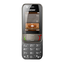 德赛（Desay）T389 GSM 滑盖 大字体 按键 老人手机（灰）