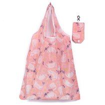 现货可折叠购物袋创意便携买菜包跨境190T涤纶超市购物印花袋环保便携购物收纳袋(XC-32 16KG)