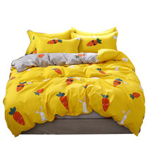 帝堡龙卡通亲肤四件套网红款床品套件床单被套床上用品(家的港湾 默认)