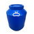 50升螺旋盖圆桶装水100斤化工桶原料桶高密度聚乙烯桶(蓝色)
