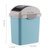摇盖垃圾桶家用卫生间窄缝长方形有盖带盖厕所夹缝厨房北欧简约扁 小号天蓝色JMQ-872