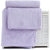 三利 素色良品超柔法兰绒单人毯子 居家办公午休四季通用盖毯(淡紫色)