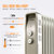 艾美特（Airmate）HU1522-W 取暖器 15片电热油汀电暖器电暖气第3张高清大图