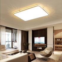 美吉特 后现代简约超薄客厅房间吸顶灯 卧室书房阳台LED灯具(长方形 72W 暖光)