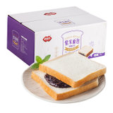 福事多紫米夹心吐司面包1000g 国美超市甄选