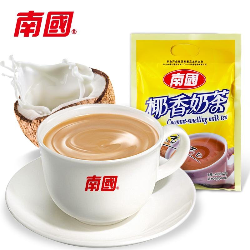 【奶茶图片】南国椰香奶茶340g 20小袋 速溶奶茶粉袋装奶茶 下午茶