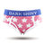 DarkShiny 日本创新面料 休闲时尚星星 女式三角内裤「LBOC18-LBOC21」(玫红 M)