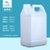 1.5L5L10L5斤10斤20斤塑料桶食用油桶油壶酒壶酒桶分装桶(加厚款5升10斤（5个） 默认版本)