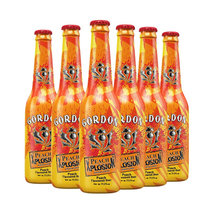 歌德歌德 比利时精酿 11度爆破桃子味啤酒 330ml*6瓶装 进口啤酒