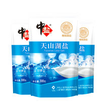 中盐天山湖盐300g*3袋 取自新疆天山食盐组合装