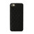 爱您纳(Aainina)小羊皮iphone4S外壳奢华菱形格纹苹果4手机壳保护套(黑色)