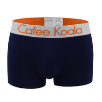 Cafee Koaia男士内裤男平角裤青年莫代尔裤头CK6956独立盒装(白色 L)