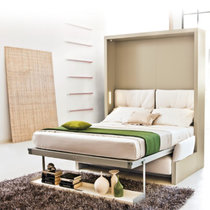喜庆创意可定制现代多功能折叠隐形床客厅家具连体沙发壁床墨菲床(1.5米床架子+床箱+床垫+沙发 默认)