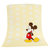 迪士尼（Disney）毛巾家纺 纯棉割绒柔软毛圈 米妮粉嫩冰激凌儿童浴巾婴儿浴巾(黄色)