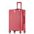 拉丝拉链行李箱防刮拉杆箱万向轮旅行箱20寸登机箱22寸24寸26寸29寸旅行箱(红色 22寸)