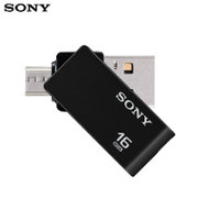 索尼（SONY）USMSA2 16/32/64G OTG手机U盘双插头安卓智能手机平板通用U盘(16GB)