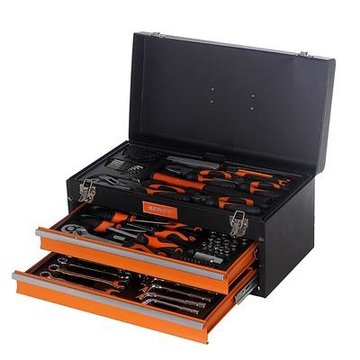 微酷kendo82件套铁皮工具箱组套工具