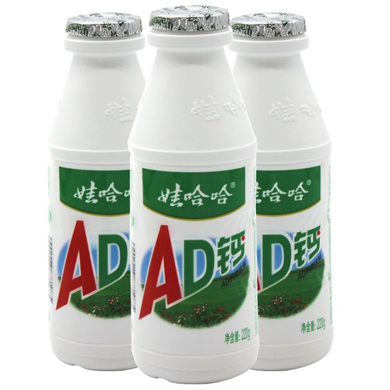 娃哈哈ad钙奶整箱220ml大瓶哇哈哈儿童酸奶早餐牛奶饮料批发大瓶默认