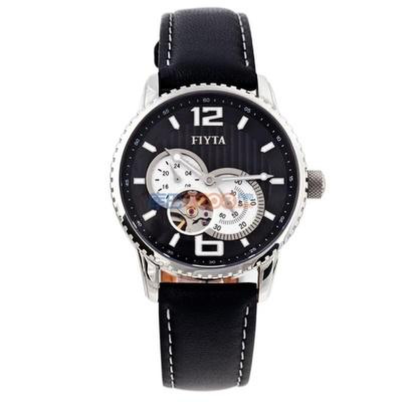 飞亚达(fiyta)摄影师系列男士黑色机械手表ga8242.wbb