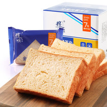 粮颂黑麦全麦吐司切片面包组合装粗粮早餐饱腹代餐无蔗糖油腻
