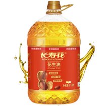 长寿花食用油6.18L 压榨一级花生油