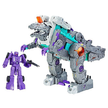 孩之宝变形金刚经典泰坦系列模型铁甲龙