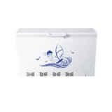 海尔(Haier)FCD-270SF 270升 卧式双温两室 冷藏冷冻独立冰柜 家用商用冷柜 单顶开门内置玻璃门（白色）