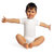 纯棉婴儿连体哈衣T恤短袖意大利原装进口RelaxmaternityBaby5930(100cm 乳白色)